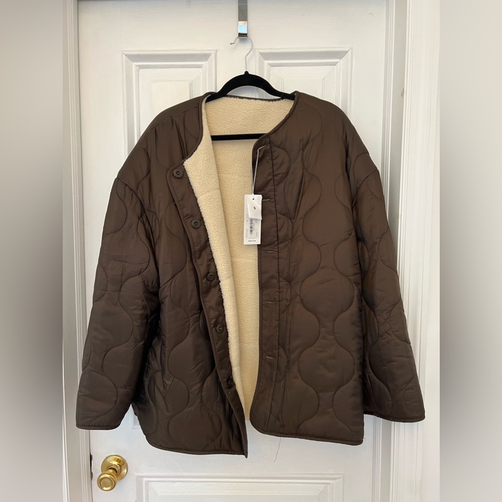 Samsoe & Samsoe Anaya Jacket - Angora, Brown, Size M